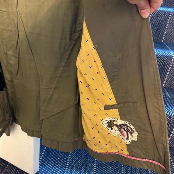 GUC Fei Anthropologie army green jacket. 12 - Picture 9 of 9
